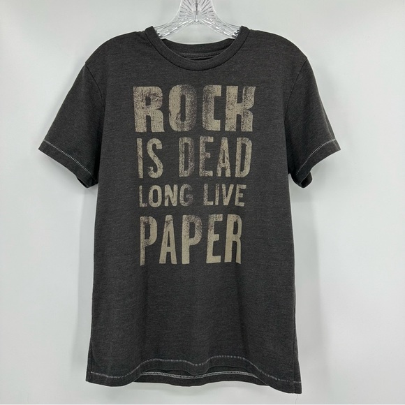 Fossil Other - Fossil ‘Rock is Dead’ Crewneck Short Sleeve T-shirt Gray Size M